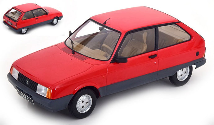 CITROEN AXEL 12 TRS 1990 RED GREY 1:18