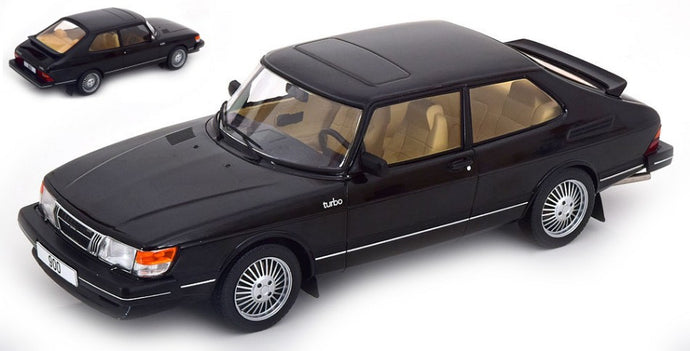 SAAB 900 TURBO 1981 BLACK 1:18