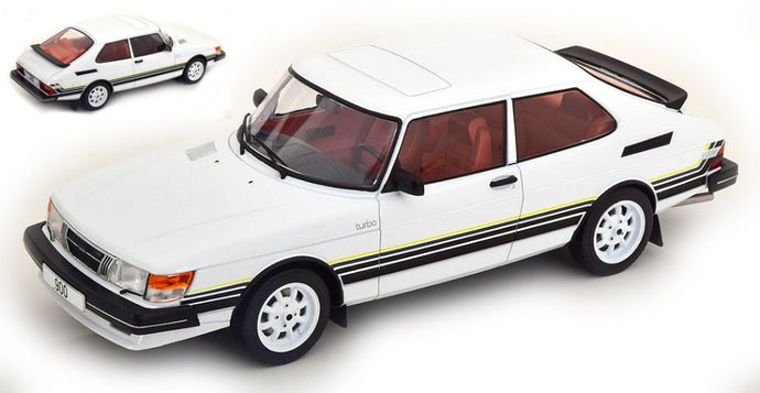 SAAB 900 TURBO 1981 WHITE 1:18