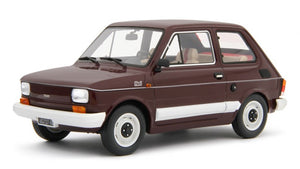 Fiat 126 PERSONAL 4 1980 mørk rød 1:18