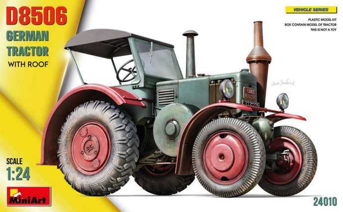 LANZ BULLDOG D8506 GERMAN TRACTOR WITH ROOF 1949 / 1:24