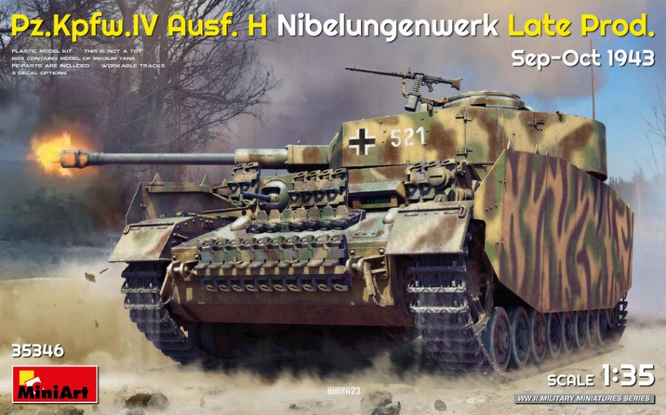 PZ.KPFW.IV AUSF. H.NIBELUNGENWERK LATE PROD. (SEP-OCT 1943) KIT 1:35