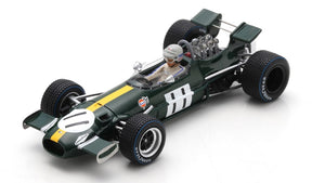 Brabham BT26A #11 JACK BRABHAM 6th DUTCH GP ZANDVOORT 1969 mørk grøn/gul 1:43