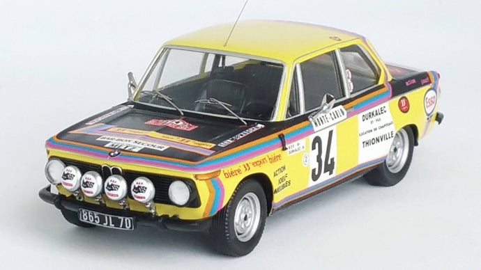 BMW 2002 TI RALLY MONTE CARLO 1975 BOS/DURKALECK 1:43