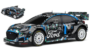 Ford PUMA WRC RALLY 1 HYBRID BLACK GOODWOOD FESTIVAL PF SPEED 2021 sort/hvid/blå 1:18