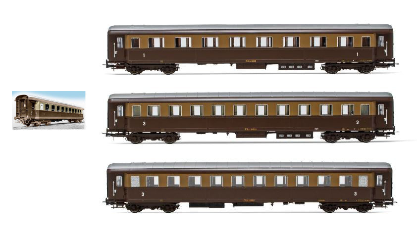 FS 3-UNITS TYPE 1946 CASTANO ISABELLA 1 1st AND 2 3rd CLASS EP.III 1:87