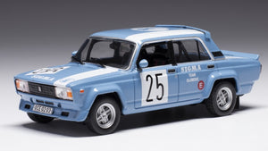 Lada 2105 VFTS #25 CHLUSTINA/HRBEK RALLY PRIBRAM 1986 lys blå 1:43