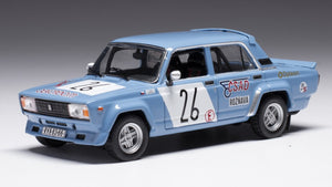 LADA FIAT 2105 VFTS N 26 RALLY PRIBRAM 1986 JAN RAKOTTYAI - EMIL SLAVIK LIGHT BLUE 1:43