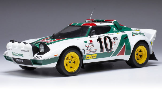 LANCIA STRATOS HF N.10 RALLY MONTE CARLO 1976 MUNARI/MAIGA 1:18
