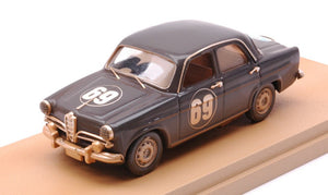ALFA ROMEO GULIETTA T.I. N 69 RALLY ACROPOLIS 1959 APOSTOLIDIS - MARATHAKIS BLACK 1:43