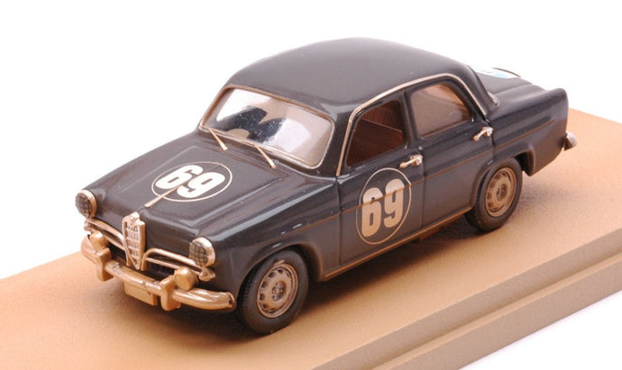 ALFA ROMEO GULIETTA T.I. N 69 RALLY ACROPOLIS 1959 APOSTOLIDIS - MARATHAKIS BLACK 1:43