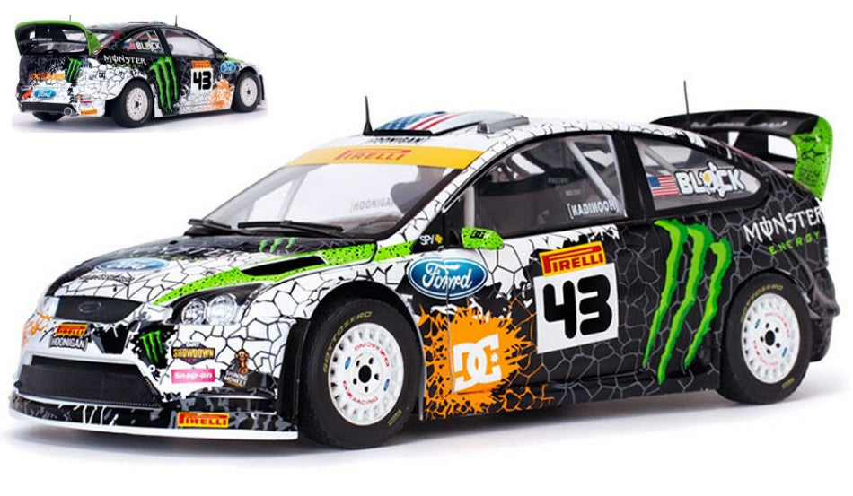 FORD FOCUS RS N.43 RALLY SAN PIETROBURGO 2010 KEN BLOCK 1:18
