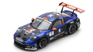 Porsche 911 GT3 CUP #3 LAURIN HEINRICH PORSCHE CARRERA CUP DEUTSCHLAND CHAMPION 2022 sort/blå 1:43