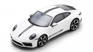 PORSCHE 911 CARRERA 4S (TYPE 992) 2019 WHITE 1:18