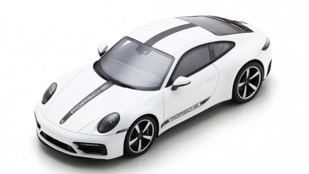 PORSCHE 911 CARRERA 4S (TYPE 992) 2019 WHITE 1:18