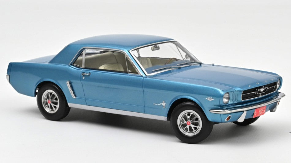FORD MUSTANG HARDTOP COUPE' 1965 TURQUOISE METALLIC 1:18