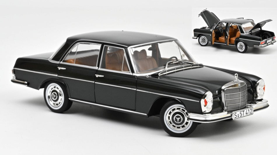MERCEDES 280 SE 1968 GREEN METALLIC 1:18