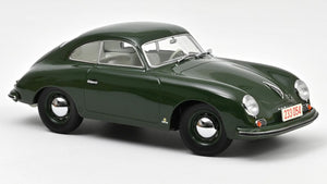 Porsche 356 COUPE 1954 mørk grøn 1:18