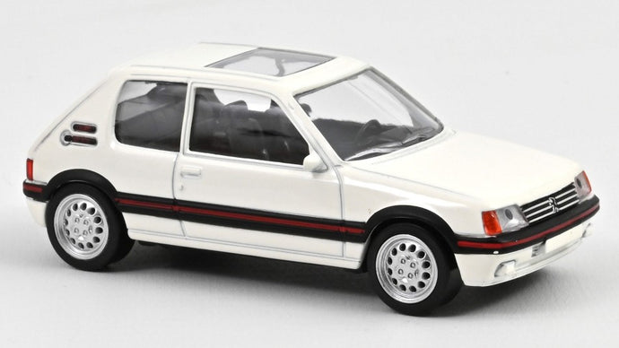 PEUGEOT 205 GTi 1986 MEIJE WHITE JET-CAR 1:43 fra Norev