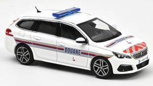 PEUGEOT 308 GT SW STATION WAGON DOUANES 2020 WHITE 1:43