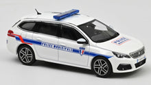 Indlæs billede til gallerivisning PEUGEOT 308 GT SW STATION WAGON POLICE MUNICIPALE 2020 WHITE 1:43