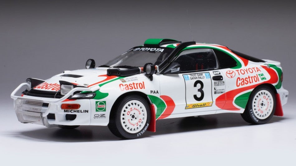 TOYOTA CELICA TURBO 4WD N.3 SAFARI RALLY 1993
DUNCAN/MUNRO 1:18
