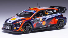 Indlæs billede til gallerivisning Hyundai i20 N RALLY1 #11 NEUVILLE/WYDAEGHE RALLY MONTE CARLO 2023 blå/rød 1:43