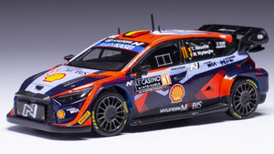 Hyundai i20 N RALLY1 #11 NEUVILLE/WYDAEGHE RALLY MONTE CARLO 2023 blå/rød 1:43