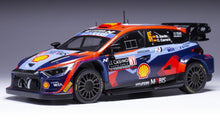 Indlæs billede til gallerivisning Hyundai i20 N #6 SORDO/CARRERA WRC1 RALLY MONTE CARLO 2023 blå/rød 1:18