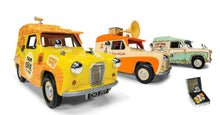 Indlæs billede til gallerivisning Austin A35 VAN COLLECTION - Cheese Please!, Top Bun, Spick &amp; Spanmobile Wallace &amp; Gromit - 3 CAR SET 1:43