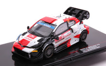 Indlæs billede til gallerivisning TOYOTA YARIS GR RALLY1 TEAM TOYOTA GAZOO RACING WRT N 18 8th RALLY MONTECARLO 2022 T.KATSUTA - A.JOHNSTON WHITE RED BLACK 1:43