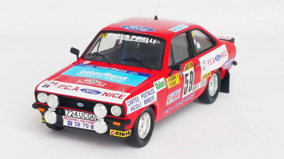 FORD ESCORT MK2 RS2000 (2nd Gr.2)RALLY MONTE CARLO 1982 BARONI/BAUD 1:43