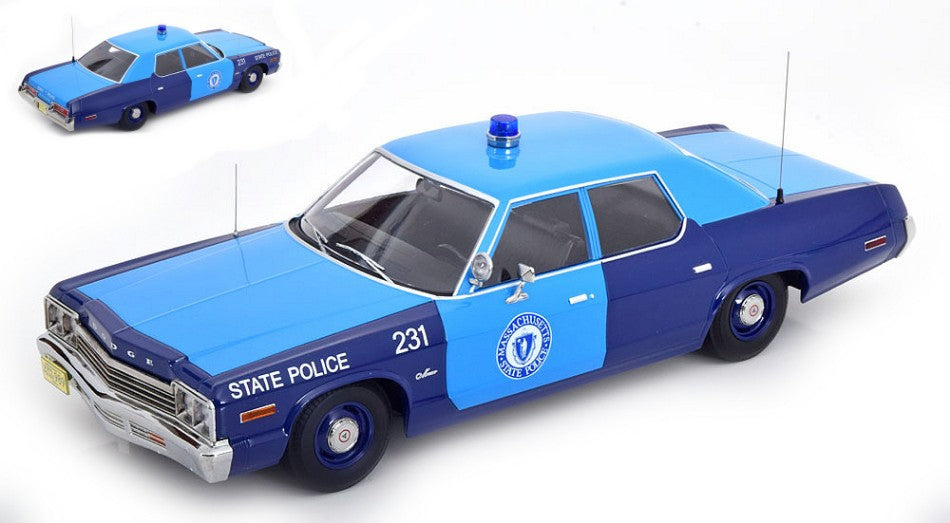 DODGE MONACO MASSACHUSETTS STATE POLICE 1974  1:18