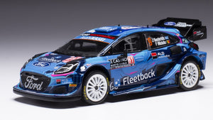 Ford PUMA #9 SERDERODOS/MICLOTTE WRC1 RALLY MONTE CARLO 2023 blå/mørk blå 1:43