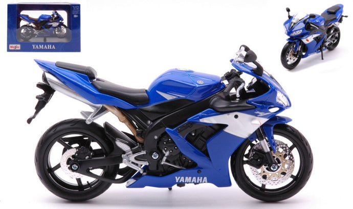 YAMAHA YZF-R1 BLUE 1:12