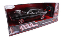 Indlæs billede til gallerivisning DOMS Dodge CHARGER R/T 1970 FAST &amp; FURIOUS READY TO RUN RADIO CONTROL MODEL sort 1:16