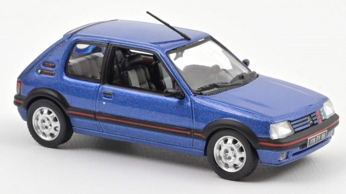 PEUGEOT 205 GTi 1.9 1992 MIAMI BLUE 1:43