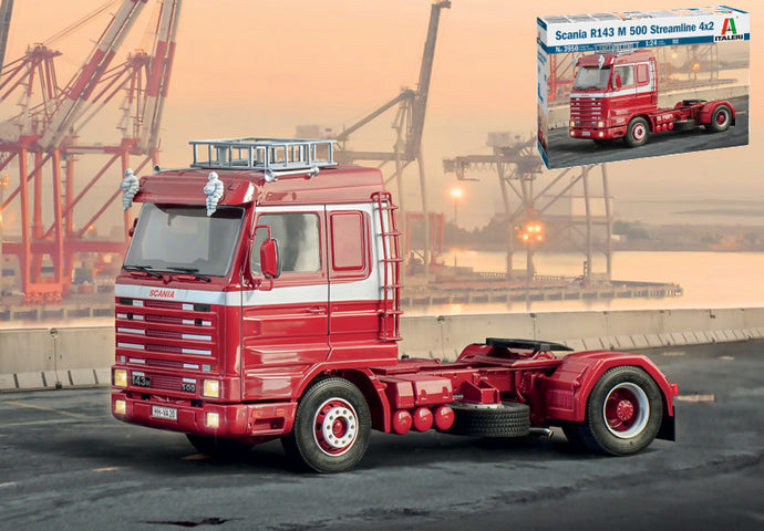 SCANIA 143M 500 4x2 STREAMLINE TRACTOR TRUCK 2-ASSI 1994 / 1:24