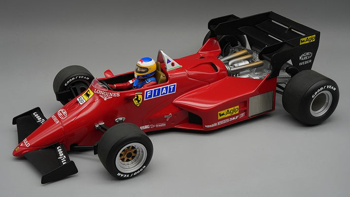 FERRARI 126 C4-M2 PRESENTATION 1984 M.ALBORETO W/DRIVER 1:18