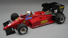 Indlæs billede til gallerivisning Ferrari 126 C4-M2 #28 RENE ARNOUX EUROPEAN GP 1984 + FIGUUR rød/sort 1:18