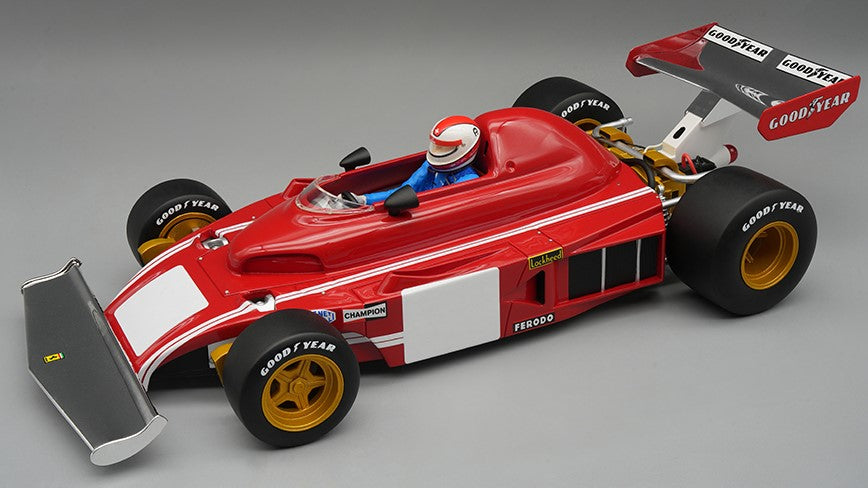 FERRARI 312 B3 TEST MONZA 1974 C.REGAZZONI W/DRIVER 1:18