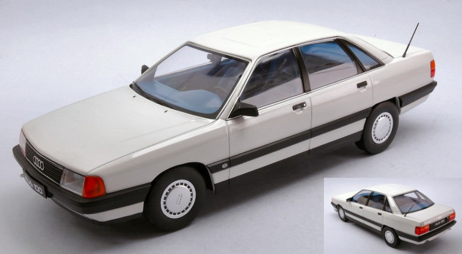 AUDI 100 C3 1989 1989 WHITE 1:18