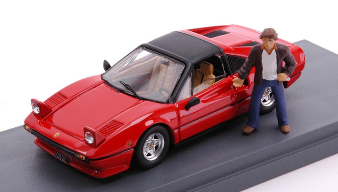 FERRARI 308 GTS PERSONAL CAR VILLENEUVE 1977 WITH FIGURE 1:43