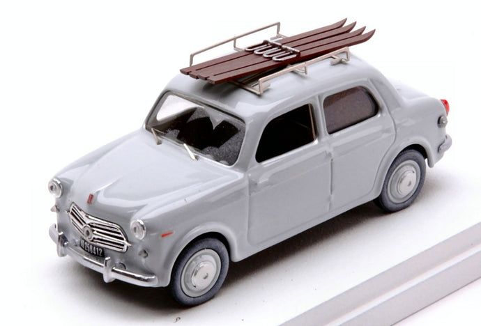 FIAT 1100 VACANZE INVERNALI - WINTER HOLIDAYS 1957 GREY 1:43