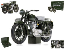 Indlæs billede til gallerivisning TRIUMPH TR6 650 TROPHY &quot;THE GREAT ESCAPE&quot; S.MCQUEEN 1963 GREEN/MUD 1:12