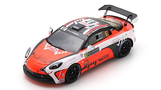 ALPINE A110 N.67 WINNER RGT RALLY MONTE CARLO 2023  PANAGIOTIS-GODDI1:43