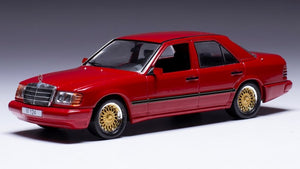 MERCEDES 300 E (W124) 1984 DARK RED 1:43