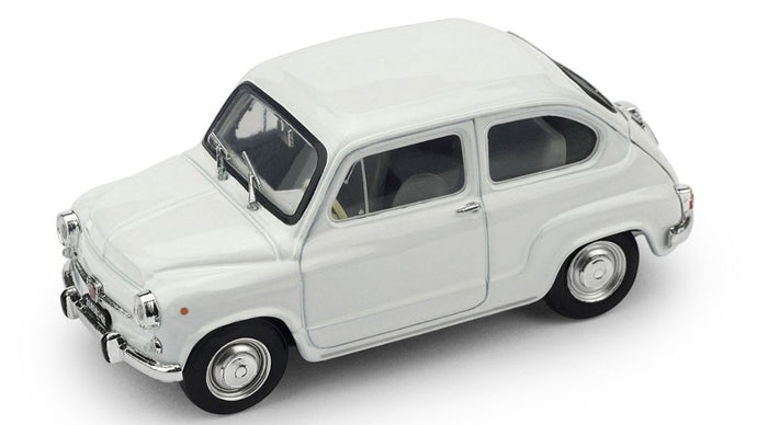 FIAT 600 D FANALONE 1965 BIANCO 1:43