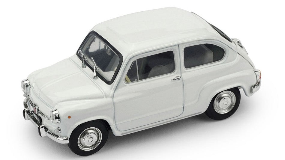 FIAT 600 D FANALONE 1965 BIANCO 1:43