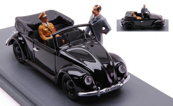 VW MAGGIOLINO CABRIO ADOLF HITLER & FERDINAND PORSCHE 1936 1:43